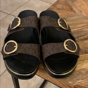 Michael Kors bucket sandals